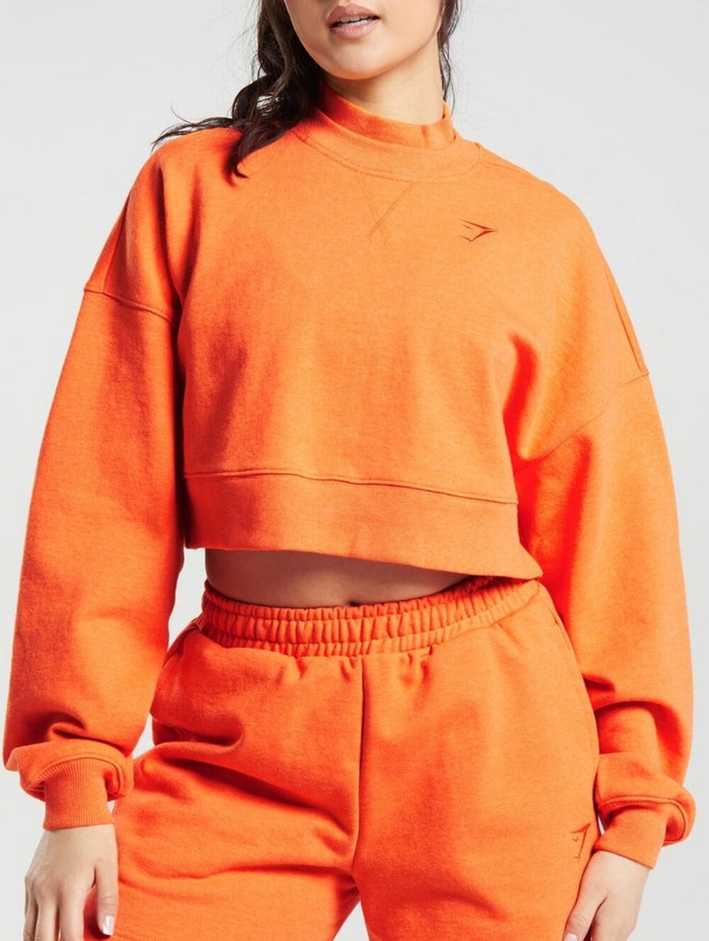 Gymshark Rest Day Sweats Cropped Pullover Sz. Small